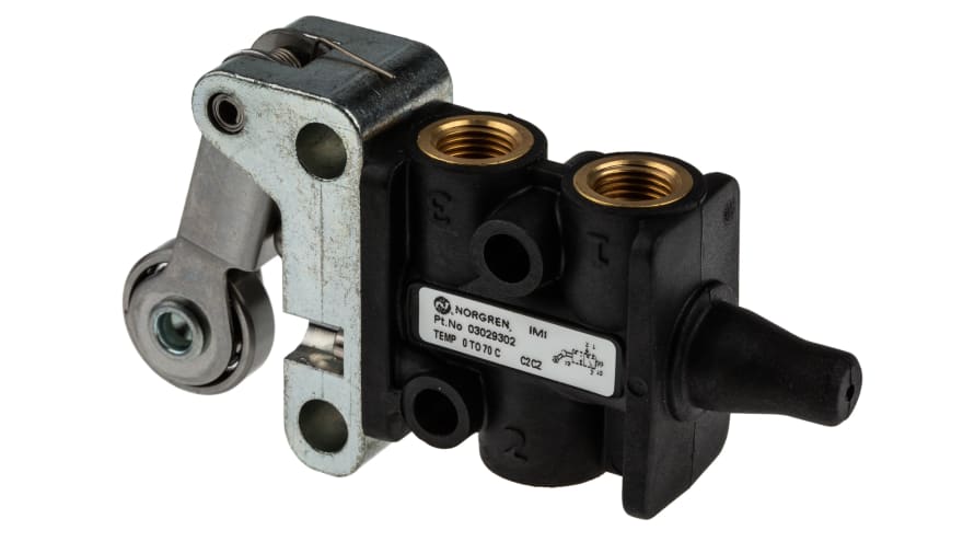 IMI Norgren Roller Lever 3/2 Mechanical Valve 302 Series, G 1/8, 1/8