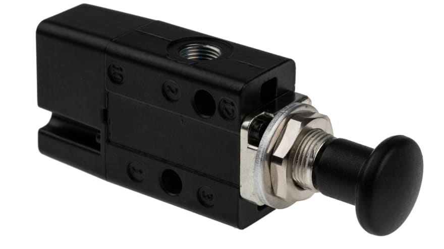 IMI Norgren Knob 3/2 Mechanical Valve 304 Series, G 1/8, 1/8