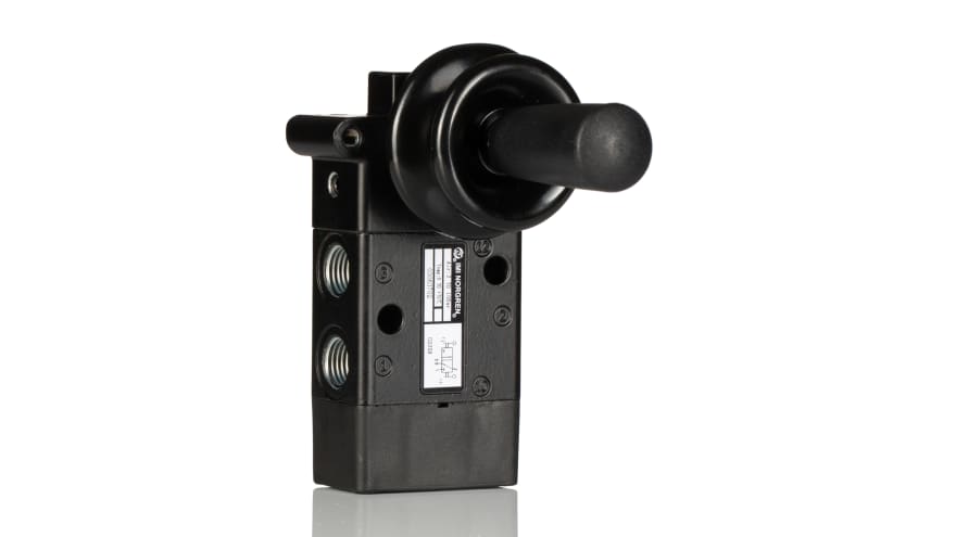 Norgren Lever 3/2 Pneumatic Manual Control Valve 03 Series, G 1/4, 1/4in