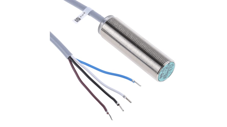 NBB5-18GM60-A0, Pepperl + Fuchs Inductive Barrel-Style Proximity Sensor, M18 x 1, 5 mm Detection, NPN Output, 10 → 30 V dc, IP67 – Model: NB