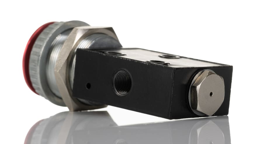 IMI Norgren Push Button 3/2 Pneumatic Manual Control Valve S/666 Series, G 1/8, 1/8in, PS/666/1/R – Model: PS/666/1/R