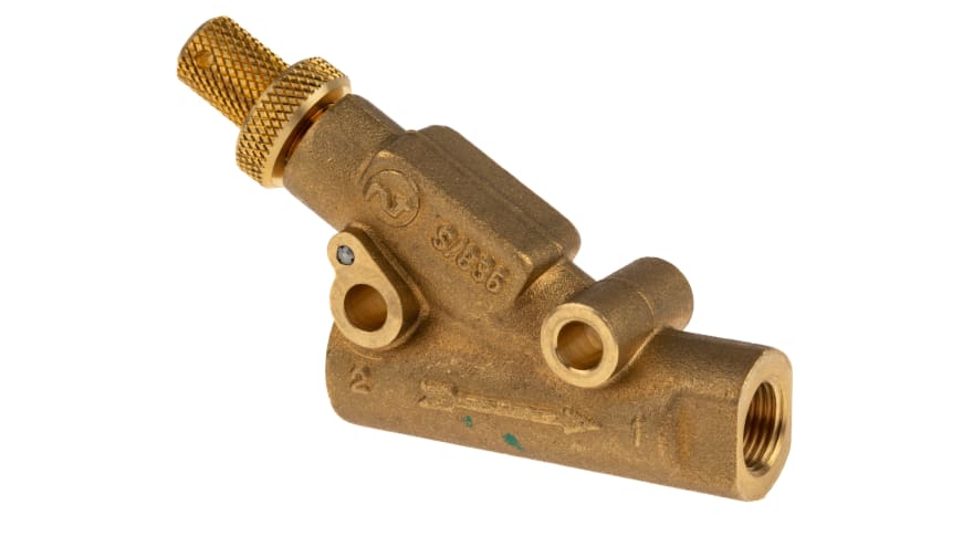 Norgren S/800 Series Threaded Flow Regulator, G 1/8 Female Inlet Port x G 1/8 Female Outlet Port – Model: S/836