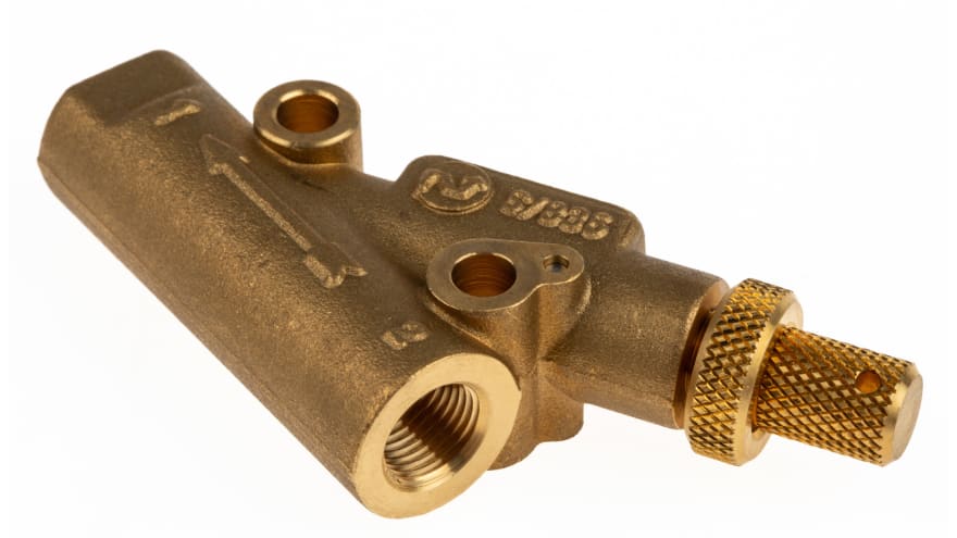 Norgren S/800 Series Threaded Flow Regulator, G 1/8 Female Inlet Port x G 1/8 Female Outlet Port – Model: S/836