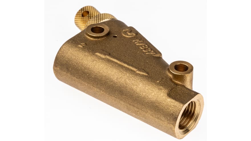 Norgren M/800 Series Threaded Flow Regulator, G 1/4 Female Inlet Port x G 1/4 Female Outlet Port – Model: M/837