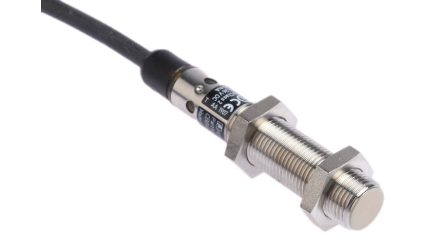 CBB4-12GH70-E2, Pepperl + Fuchs Capacitive Barrel-Style Proximity Sensor, M12 x 1, 4 mm Detection, PNP Output, 10 → 36 V dc, IP65 – Model: C