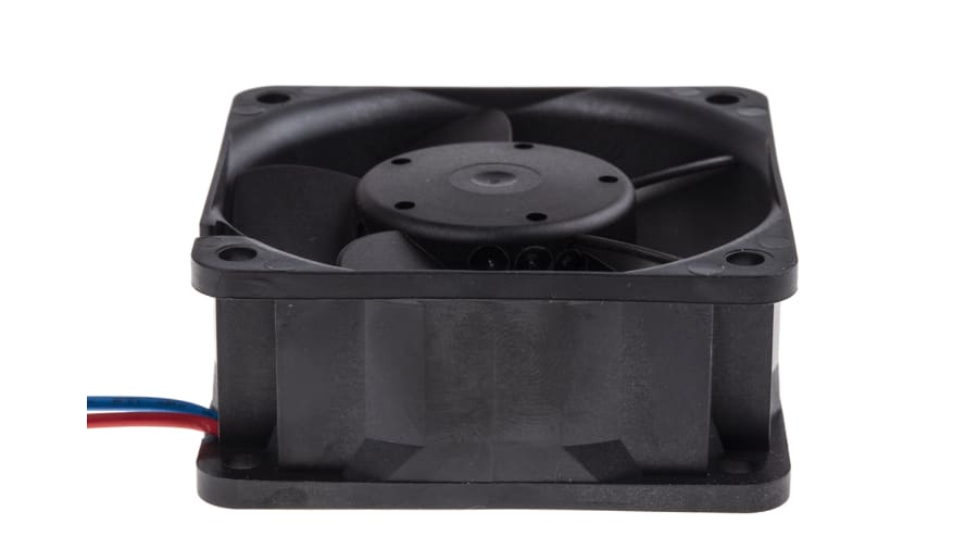 ebm-papst 600 N Series Axial Fan, 12 V dc, DC Operation, 40m³/h, 2W, 165mA Max, 60 x 60 x 25mm – Model: 612NGN