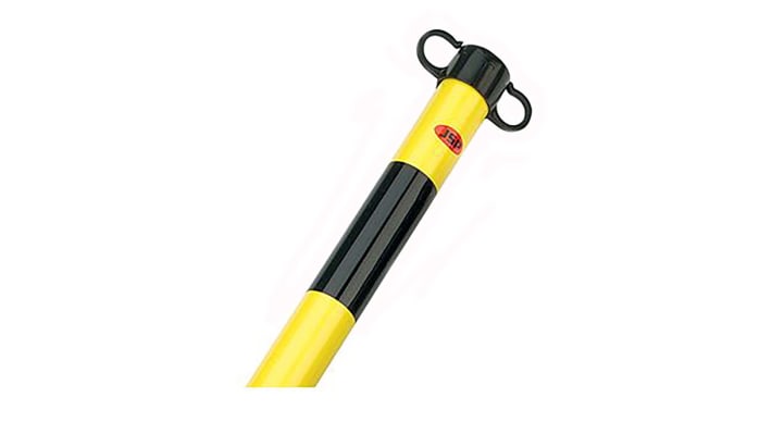 JSP Black &amp; Yellow Barrier Post – Model: HDE100-005-300