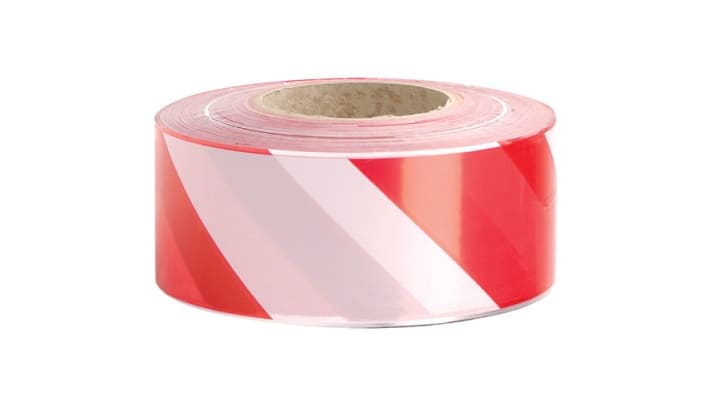 JSP Red/White PE 500m Non-adhesive Barrier Tape – Model: HDH001-005-400