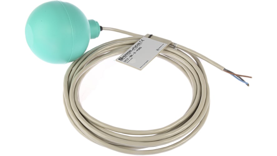 LFL2-BK-U-PUR5, Pepperl + Fuchs Horizontal Polypropylene Float Switch, Float, 5m Cable, Direct Load – Model: LFL2-BK-U-PUR5