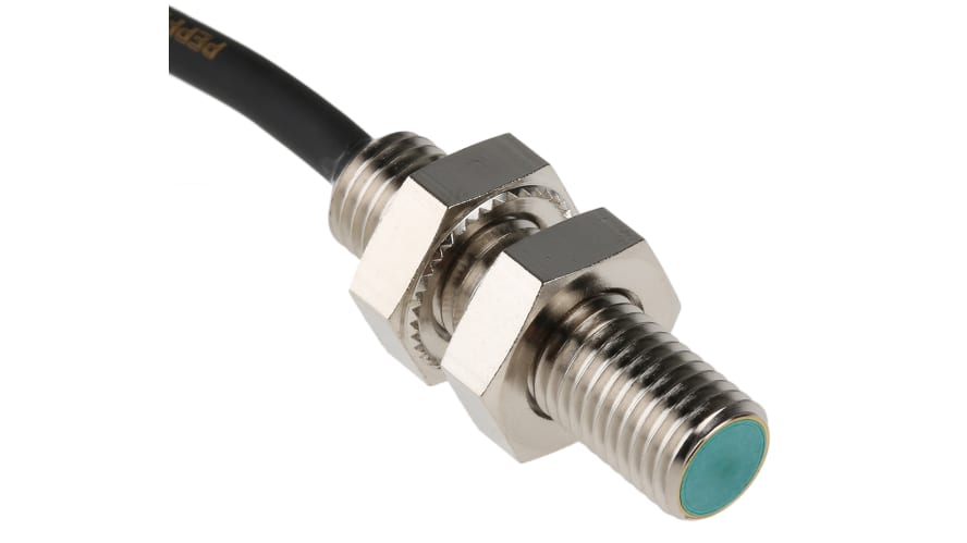 NBB2-8GM30-E2, Pepperl + Fuchs Inductive Barrel-Style Proximity Sensor, M8 x 1, 2 mm Detection, PNP Output, 10 → 30 V dc, IP67 – Model: NBB2