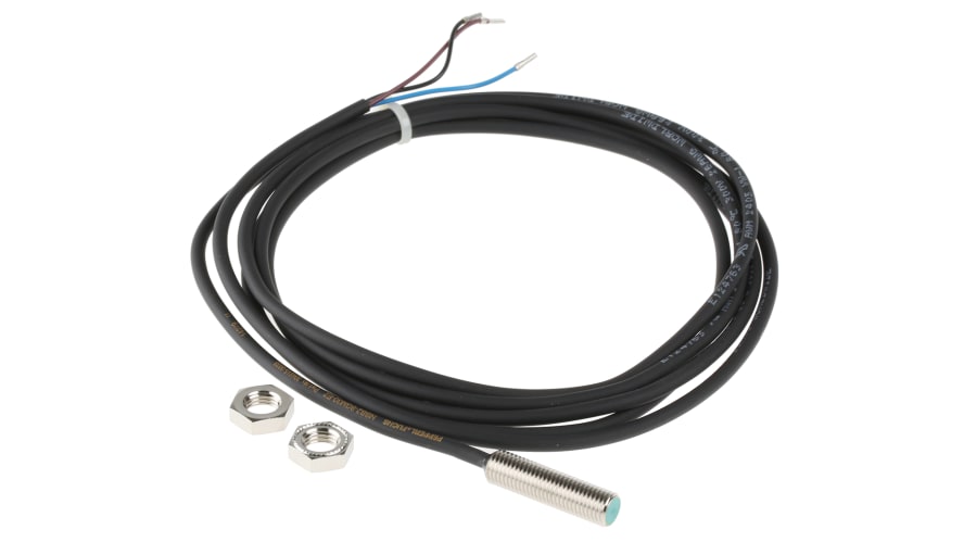 NBB2-8GM30-E2, Pepperl + Fuchs Inductive Barrel-Style Proximity Sensor, M8 x 1, 2 mm Detection, PNP Output, 10 → 30 V dc, IP67 – Model: NBB2