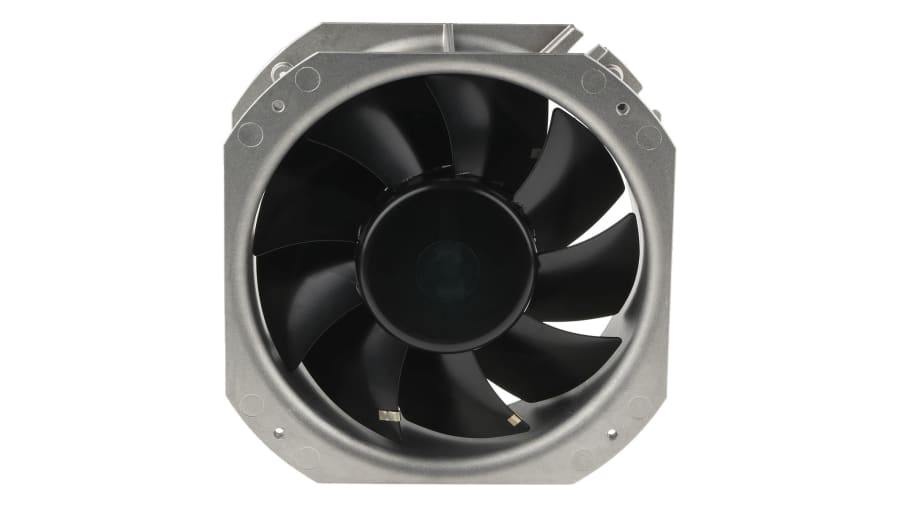 ebm-papst W1G200 Series Axial Fan, 24 V dc, DC Operation, 1095m³/h, 55W, 2.29A Max, 225 x 225 x 80mm – Model: W1G200-HH77-52