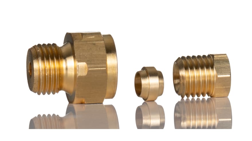 Norgren ENOTS Series Straight Threaded Adaptor, Push In 4 mm to G 1/8 Male, Threaded-to-Tube Connection Style
