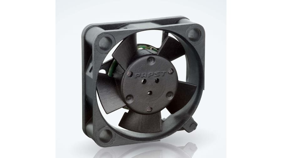 ebm-papst 250 Series Axial Fan, 5 V dc, DC Operation, 3.5m³/h, 400mW, 80mA Max, IP20, 25 x 25 x 8mm – Model: 255N