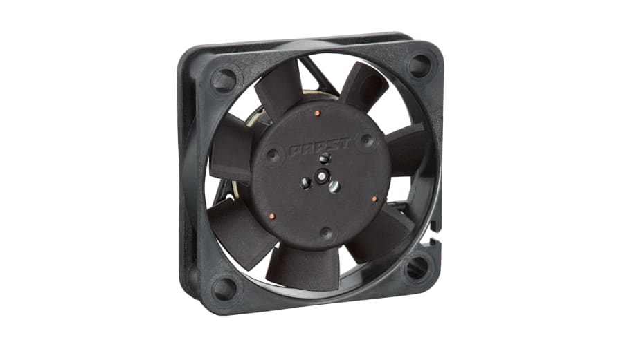 ebm-papst 400 Series Axial Fan, 12 V dc, DC Operation, 13.5m³/h, 1.6W, 133mA Max, 40 x 40 x 20mm – Model: 412H