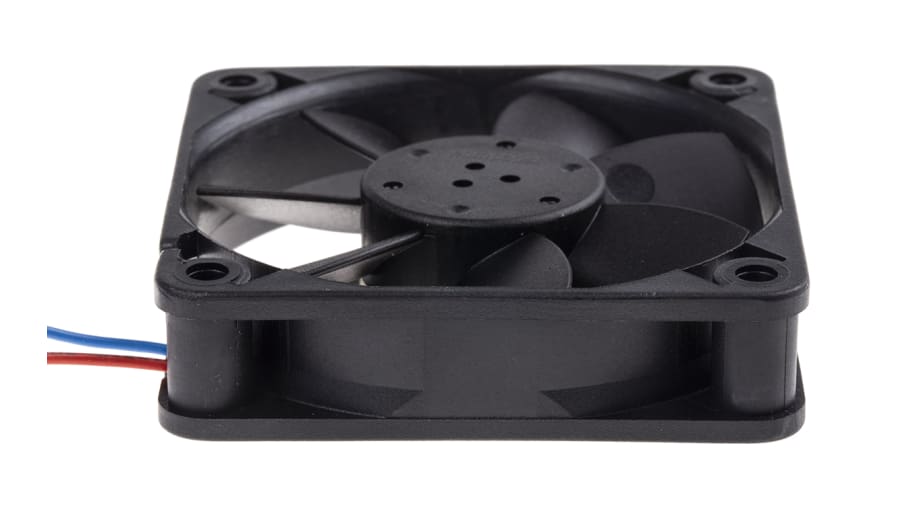 ebm-papst 600 F Series Axial Fan, 12 V dc, DC Operation, 19m³/h, 400mW, 33mA Max, 60 x 60 x 15mm – Model: 612FL