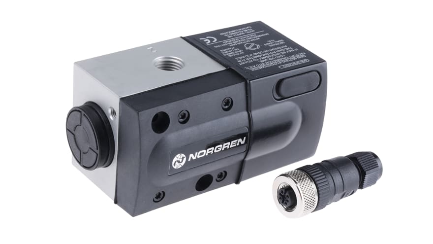 Norgren 3/2 Pneumatic Solenoid Valve - Pilot/Spring G 1/4 VP50 Series 24V dc – Model: VP5010BJ411H00