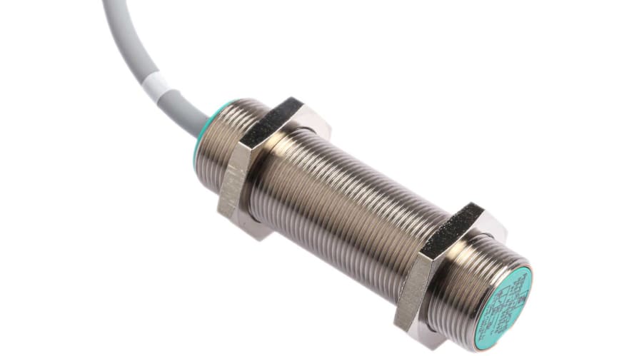 NBB5-18GM60-I3, Pepperl + Fuchs Inductive Barrel-Style Proximity Sensor, M18 x 1, 5 mm Detection, Analogue Output, 15 → 30 V dc, – Model: NB