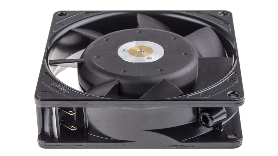 ebm-papst 3900 Series Axial Fan, 230 V ac, AC Operation, 31m³/h, 6W, 26mA Max, IP20, 92 x 92 x 25mm