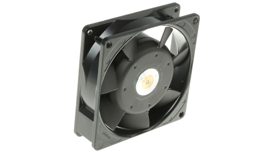 ebm-papst 3900 Series Axial Fan, 230 V ac, AC Operation, 45m³/h, 6W, 26mA Max, 92 x 92 x 25mm