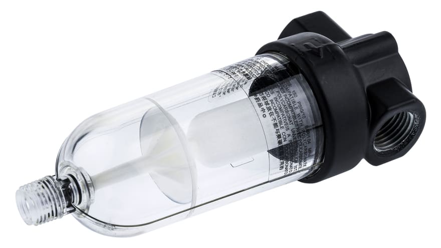 Norgren F07 series 40μm G 1/4 10 bar Pneumatic Filter with Automatic drain – Model: F07-200-A3TG