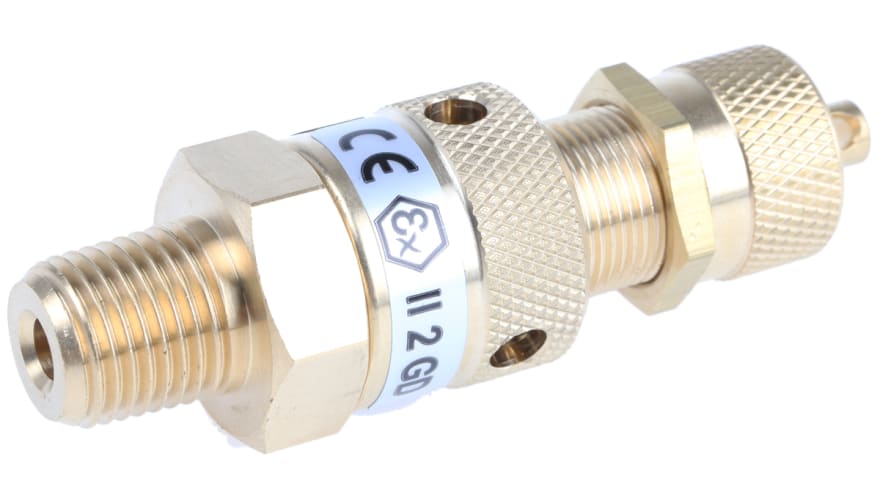 Norgren Quick Exhaust Valve, R 1/4 Male x 14 bar, Threaded – Model: 1002/BR000