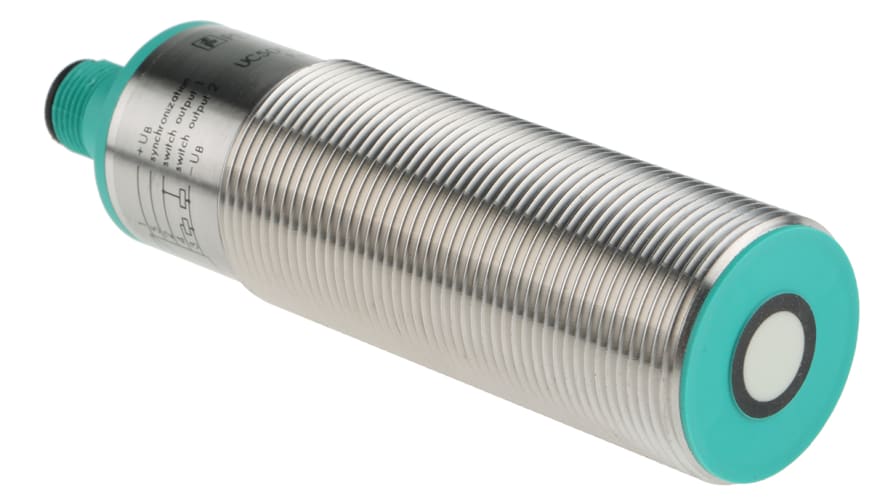 UC500-30GM-E6R2-V15, Pepperl + Fuchs Ultrasonic Barrel-Style Proximity Sensor, M30 x 1.5, 30 → 500 mm Detection, PNP Output, 10 – Model: UC5