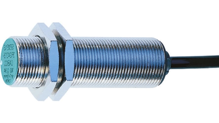 3RG4012-0AF33-PF, Pepperl + Fuchs Inductive Barrel-Style Proximity Sensor, M12 x 1, 2 mm Detection, PNP Output, 15 → 34 V dc, IP67