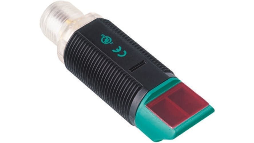 GLV18-8-400-S/73/120, Pepperl + Fuchs Diffuse Photoelectric Sensor, Barrel Sensor, 400 mm Detection Range – Model: GLV18-8-400-S/73/120