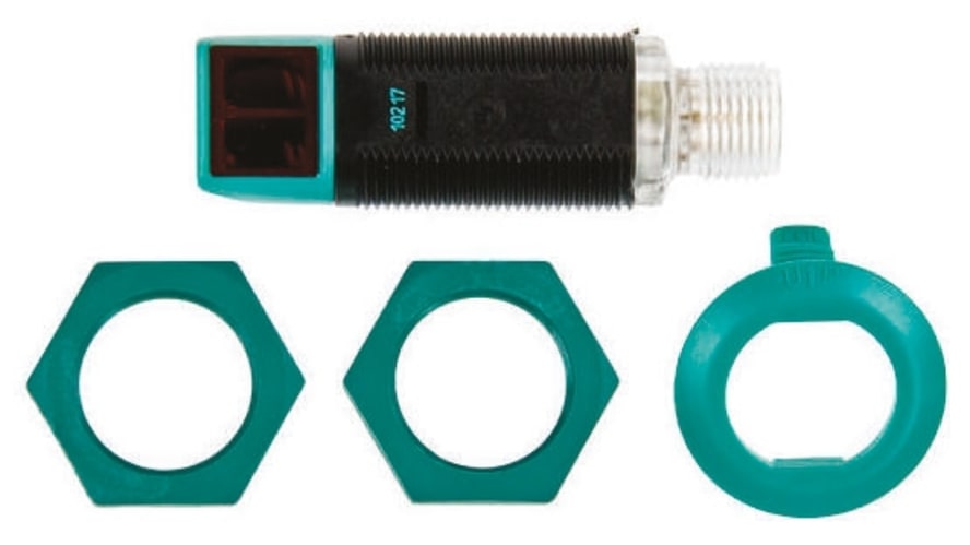 GLV18-8-200-S/73/120, Pepperl + Fuchs Diffuse Photoelectric Sensor, Barrel Sensor, 200 mm Detection Range – Model: GLV18-8-200-S/73/120