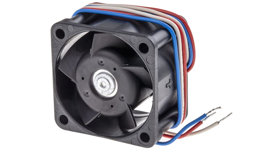 ebm-papst 400 Series Axial Fan, 24 V dc, DC Operation, 22m³/h, 3W, 40 x 40 x 25mm