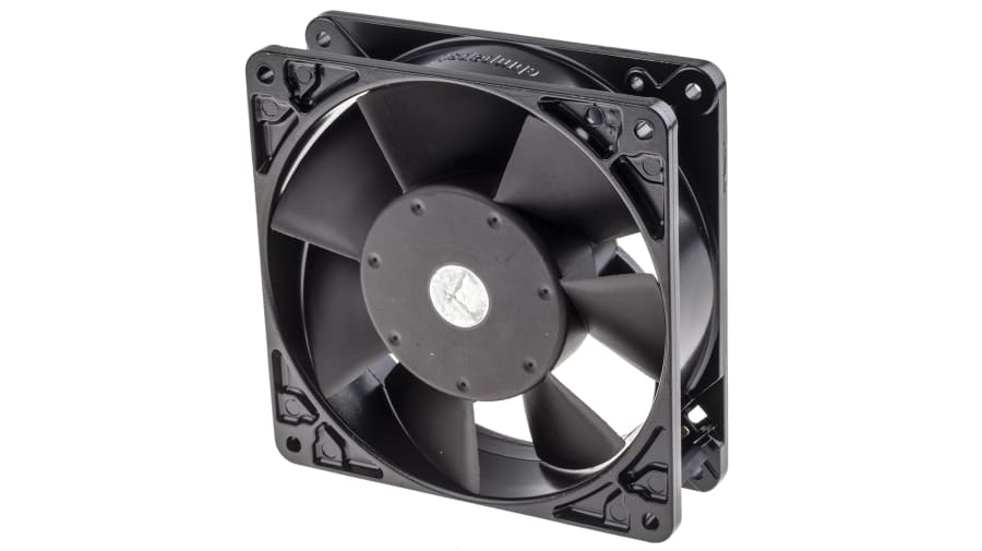 ebm-papst 5900 Series Axial Fan, 230 V ac, AC Operation, 180m³/h, 18W, 78mA Max, 127 x 127 x 38mm – Model: 5950