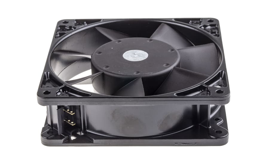 ebm-papst 5900 Series Axial Fan, 230 V ac, AC Operation, 180m³/h, 18W, 78mA Max, 127 x 127 x 38mm – Model: 5950