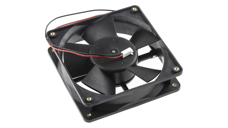 ebm-papst 4300 Series Axial Fan, 24 V dc, DC Operation, 170m³/h, 5W, 119 x 119 x 32mm