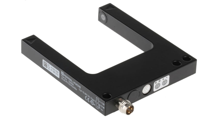 GL50-RT/32/40A/98A, Pepperl + Fuchs Through Beam Photoelectric Sensor, Fork Sensor, 50 mm Detection Range – Model: GL50-RT/32/40A/98A
