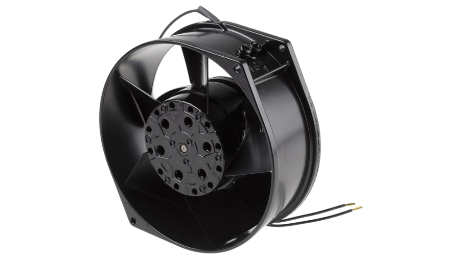 ebm-papst W2S130 Series Axial Fan, 115 V ac, AC Operation, 385m³/h, 47W, 980mA Max, 150 x 55mm – Model: W2S130-BM15-01