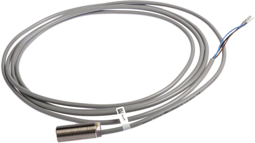 NBB4-12GM30-E2, Pepperl + Fuchs Inductive Barrel-Style Proximity Sensor, M12 x 1, 4 mm Detection, PNP Output, 5 → 36 V dc, IP68 – Model: NBB