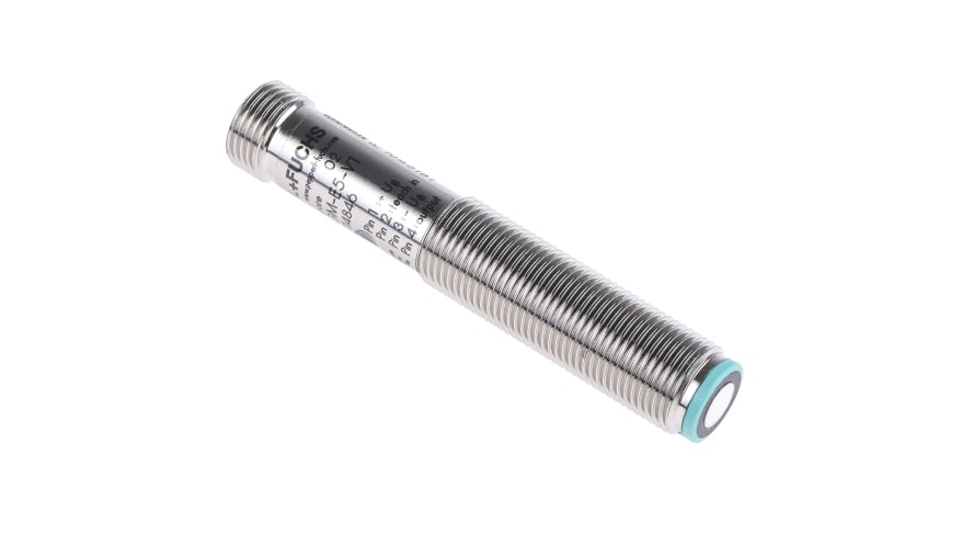 UB400-12GM-E5-V1, Pepperl + Fuchs Ultrasonic Barrel-Style Proximity Sensor, M12 x 1, 30 → 400 mm Detection, PNP Output, 10 – Model: UB400-12