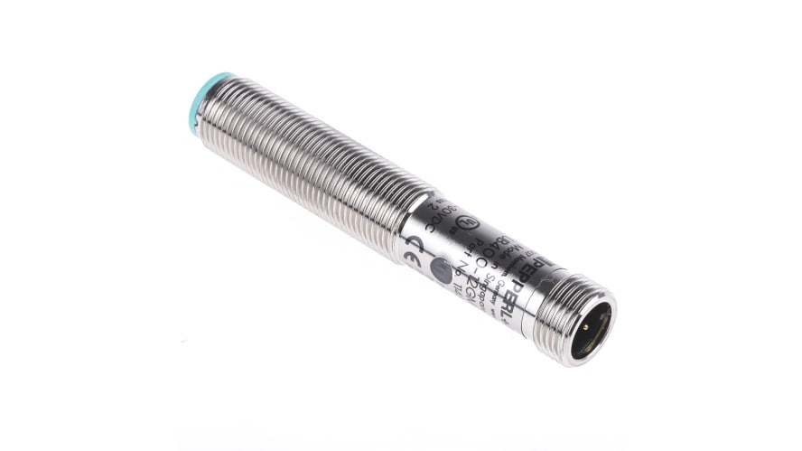 UB400-12GM-E5-V1, Pepperl + Fuchs Ultrasonic Barrel-Style Proximity Sensor, M12 x 1, 30 → 400 mm Detection, PNP Output, 10 – Model: UB400-12