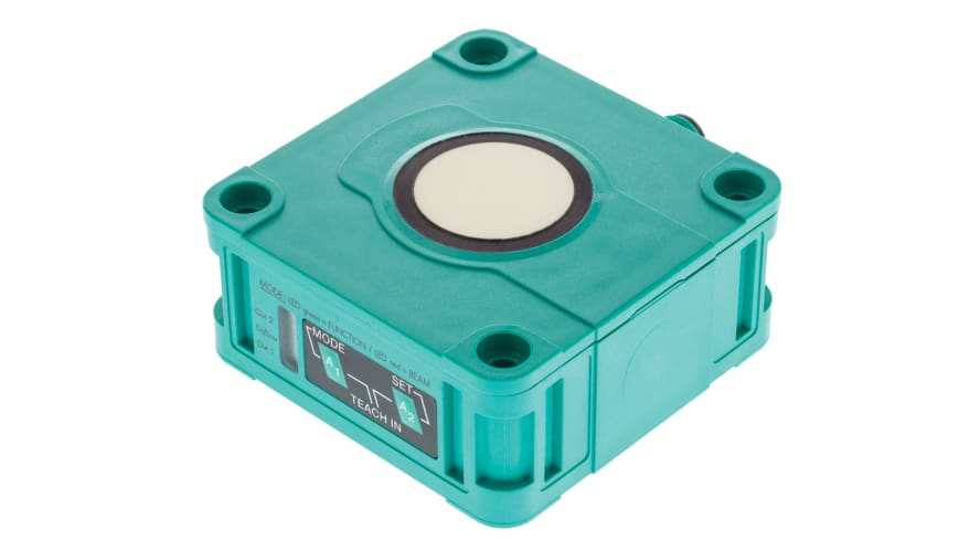 UB4000-F42-E6-V15, Pepperl + Fuchs Ultrasonic Block-Style Proximity Sensor, 200 → 4000 mm Detection, PNP Output, 10 → 30 V – Model: UB4000-F
