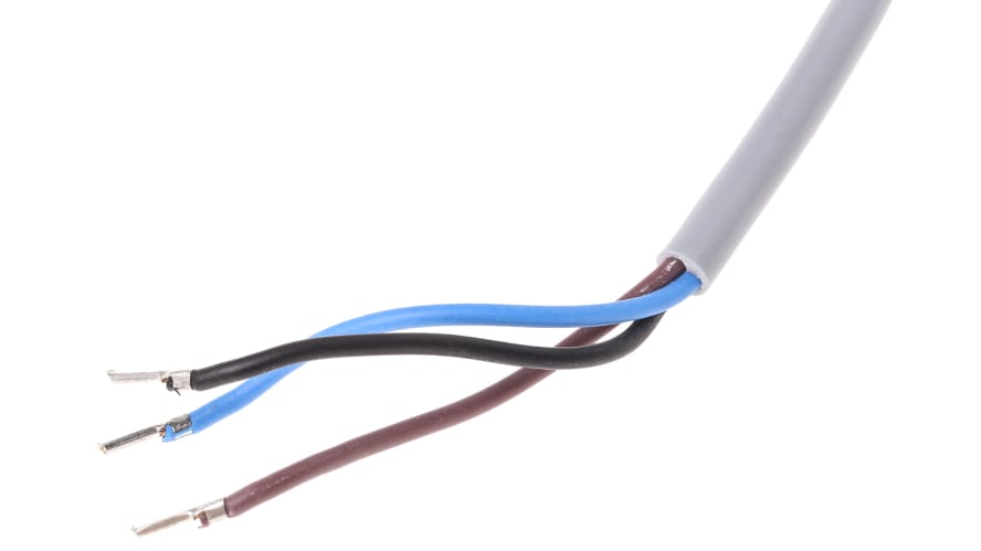 NBB8-18GM30-E2, Pepperl + Fuchs Inductive Barrel-Style Proximity Sensor, M18 x 1, 8 mm Detection, PNP Output, 5 → 36 V dc, IP68 – Model: NBB