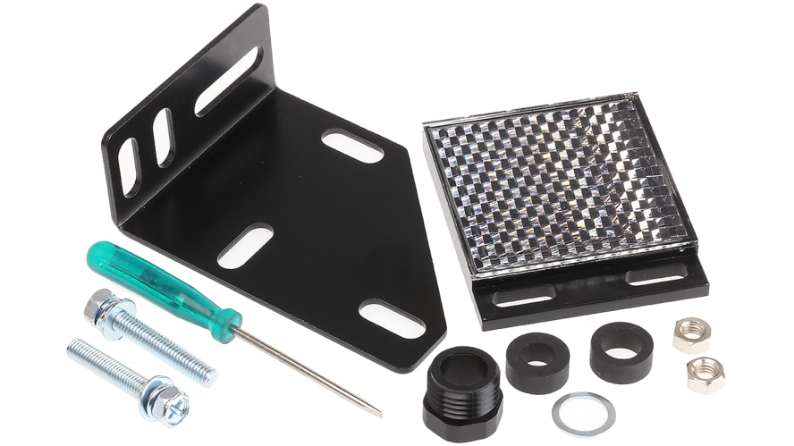 RLK39-55/31/35/40A/116, Pepperl + Fuchs Retroreflective Photoelectric Sensor, Block Sensor, 20 m Detection Range – Model: RLK39-55/31/35/40A