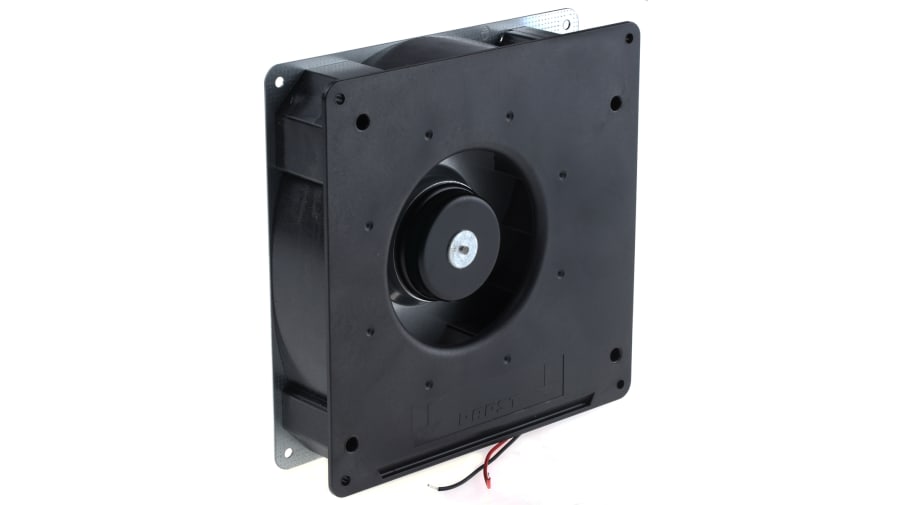 ebm-papst RG 125 N Series Centrifugal Fan, 12 V dc, 87.5m³/h, DC Operation, 180 x 180 x 40mm – Model: RG125-19/12N