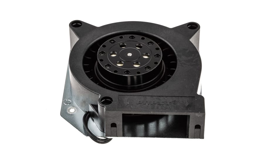 ebm-papst RL 90 N Series Centrifugal Fan, 230 V ac, 40m³/h, AC Operation, 120.6 x 120.6 x 37mm – Model: RL90-18/50