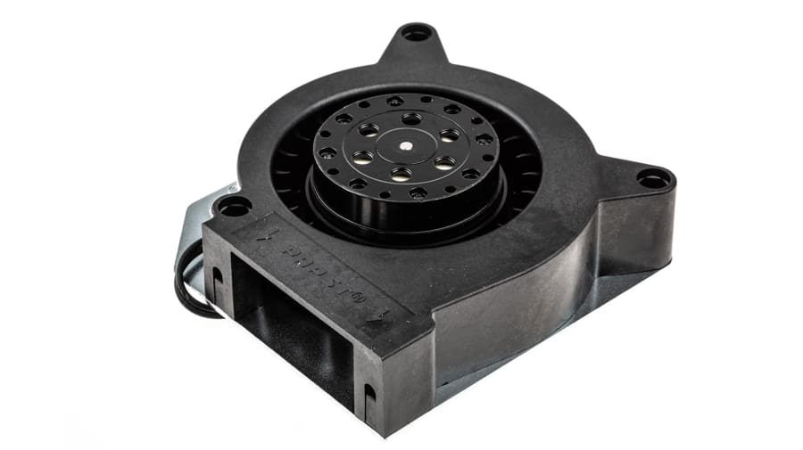 ebm-papst RL 90 N Series Centrifugal Fan, 230 V ac, 40m³/h, AC Operation, 120.6 x 120.6 x 37mm – Model: RL90-18/50