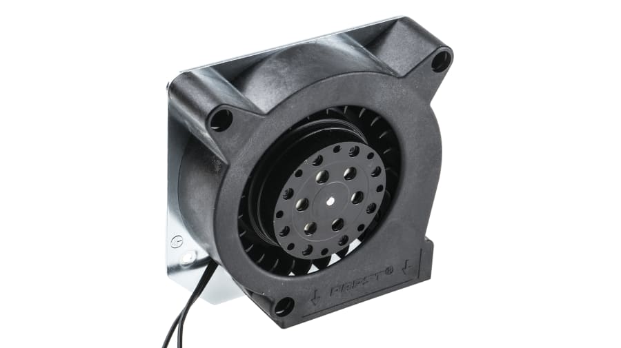 ebm-papst RL 90 N Series Centrifugal Fan, 115 V ac, 42m³/h, AC Operation, 120.6 x 120.6 x 37mm – Model: RL90-18/00
