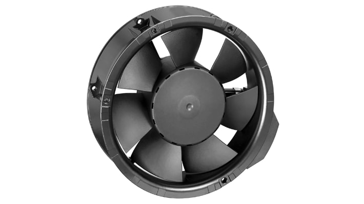 ebm-papst 6200 N Series Axial Fan, 24 V dc, DC Operation, 410m³/h, 17W, IP20, 172 x 51mm – Model: 6224N