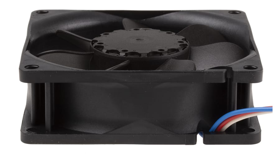 ebm-papst 8400 N Series Axial Fan, 12 V dc, DC Operation, 79m³/h, 2.8W, 80 x 80 x 25mm – Model: 8412N/2GH