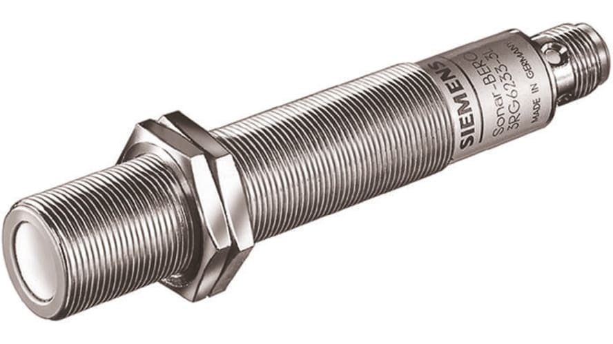 3RG6232-3LS00-PF, Pepperl + Fuchs Ultrasonic Sensor Barrel 50 → 300 mm Analogue, 4-Pin M12 Connector – Model: 3RG6232-3LS00-PF