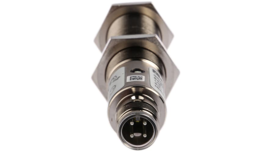 3RG6233-3AB00-PF, Pepperl + Fuchs Ultrasonic Barrel-Style Proximity Sensor, M18 x 1, 150 → 1000 mm Detection, PNP Output, 12 – Model: 3RG623